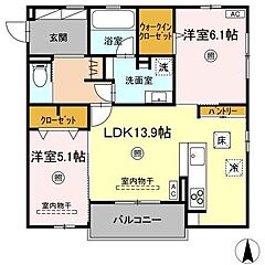 物件の間取り