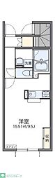 レオネクストC&KYONO 1Kの間取図画像