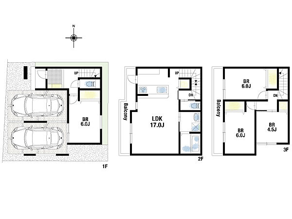 2号地：建物参考間取り図