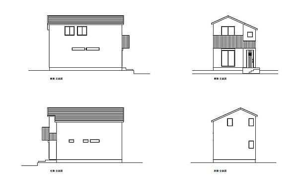 【参考プラ ン】 立面図、 建物価格 2,500万円（税込）、延床面積 79.29 m2