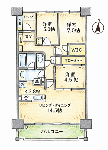 間取り：328000688189