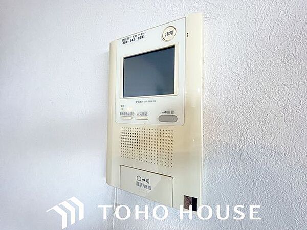 「見える安心」をカタチにしました。誰が来てもわかる様にモニター付きインターホンを設置。