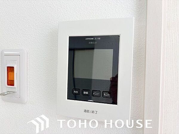 「見える安心」をカタチにしました。誰が来てもわかる様にモニター付きインターホンを設置。
