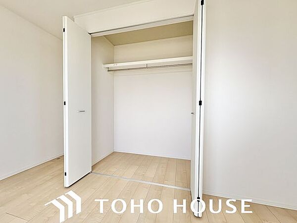 充分な収納スペースを確保。シンプルですっきりとした暮らしが実現します。