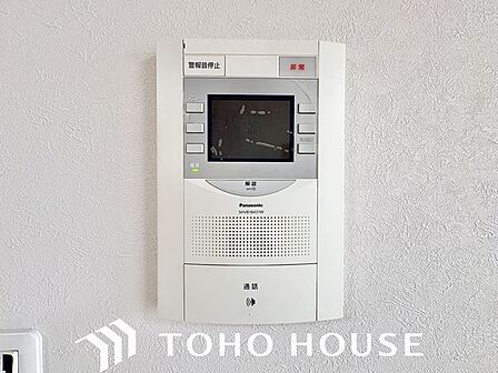 「見える安心」をカタチにしました。誰が来てもわかる様にモニター付きインターホンを設置。
