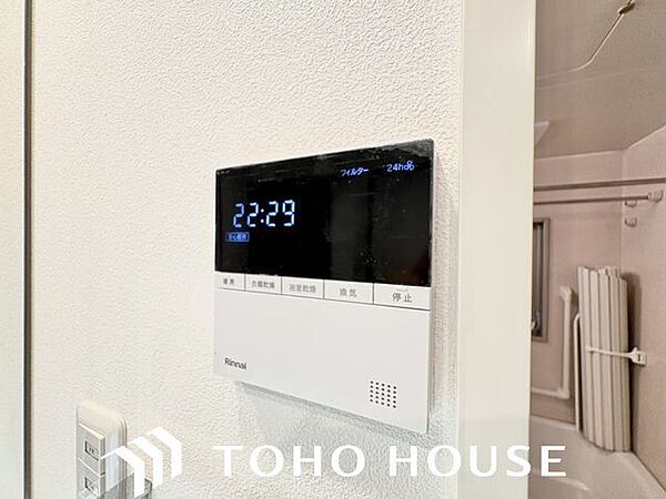 浴室乾燥機付で、夜にお洗濯をする方でもスッキリ乾かせます。