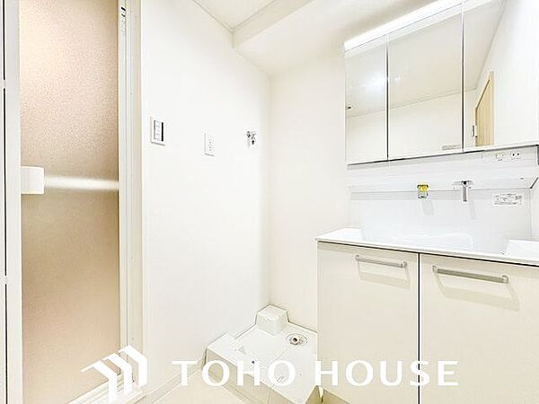 一日の始まりと終わりを心地よく演出してくれる、多彩な機能が備えられたパウダールーム。