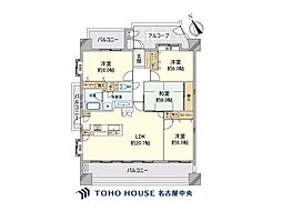 フレストスクエア名東神里 4LDKの間取図画像