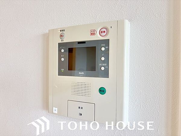 「見える安心」をカタチにしました。誰が来てもわかる様にモニター付きインターホンを設置。