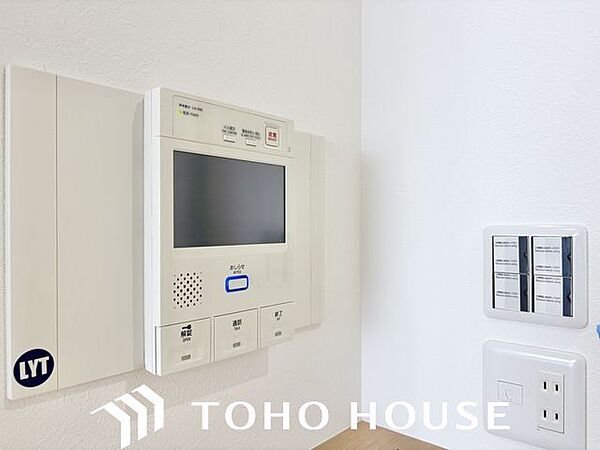 「見える安心」をカタチにしました。誰が来てもわかる様にモニター付きインターホンを設置。