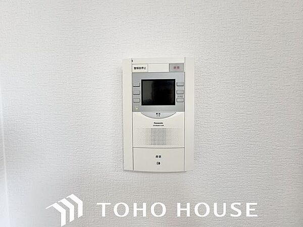 防犯対策にもなるモニター付インターホン設置。