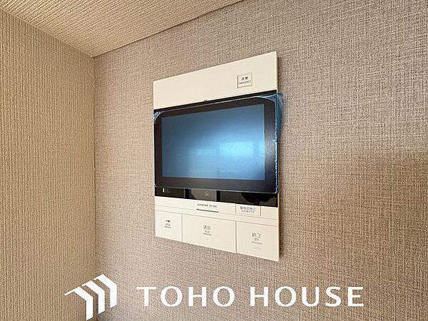 防犯対策にもなるモニター付インターホン設置。