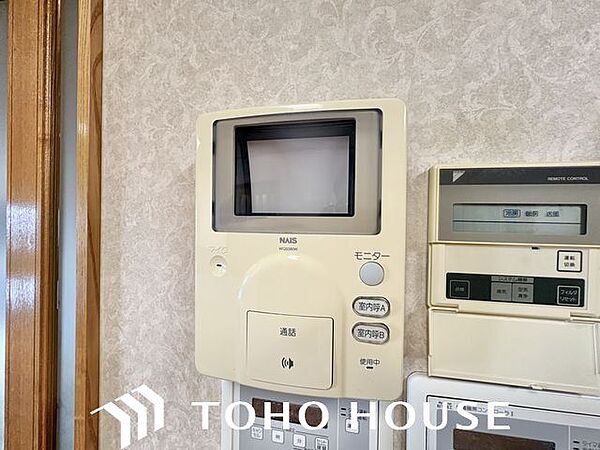 「見える安心」をカタチにしました。誰が来てもわかる様にモニター付きインターホンを設置。