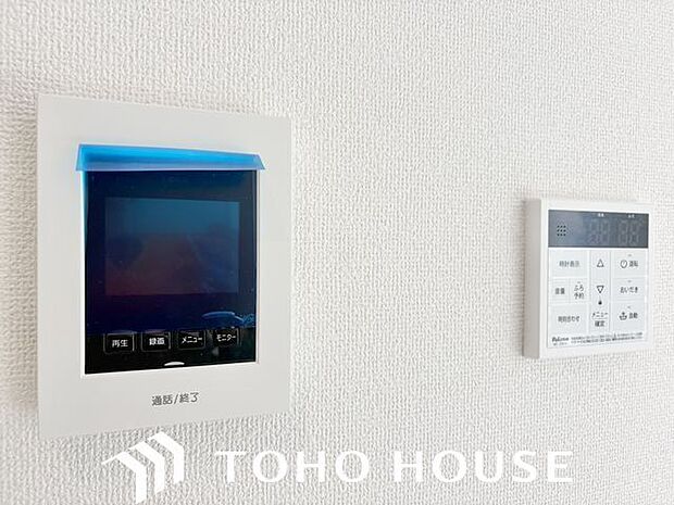 「見える安心」をカタチにしました。誰が来てもわかる様にモニター付きインターホンを設置。
