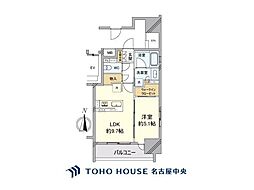 プレサンスロジェ丸の内PRIMECASA 1LDKの間取図画像