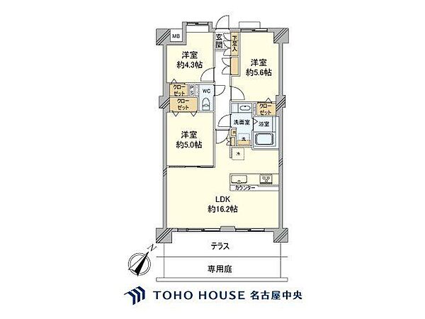 間取り：323000536077