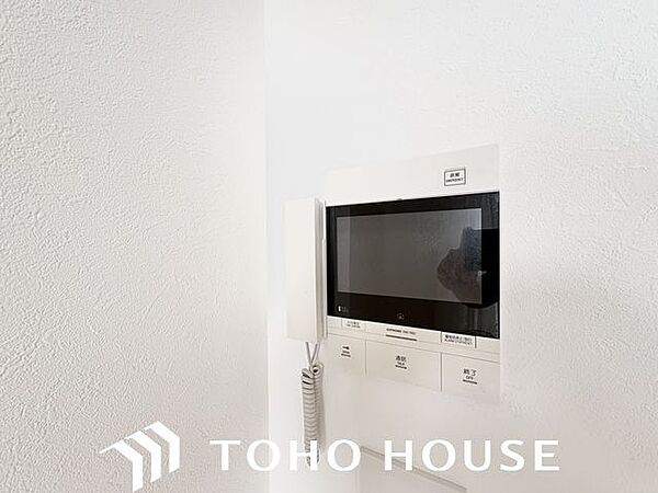 「見える安心」をカタチにしました。誰が来てもわかる様にモニター付きインターホンを設置。