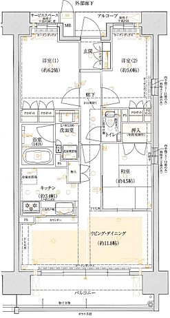 間取り：326000262435