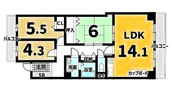 間取り：327002784777
