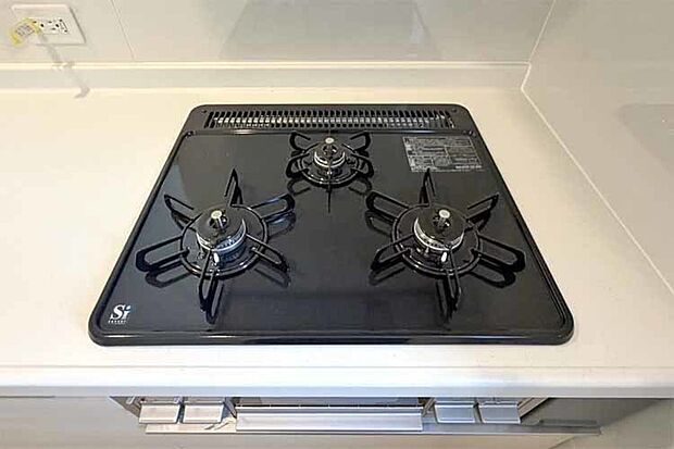 (ガスコンロ)耐久性に優れてお掃除も楽々なホーロートップコンロ♪