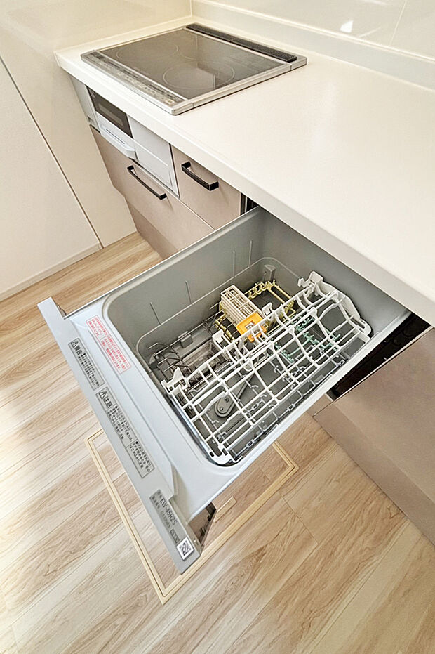 (食洗機) 負担も水道代も抑えられる食洗機付き!