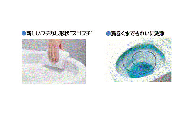 TOTOのウォシュレットトイレ!ノズル自動洗浄で清潔を保てます。水道水使用量を70%を節水♪
