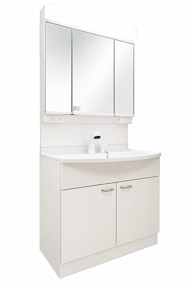 (洗面化粧台)シャワーホース付きの洗面化粧台だからお掃除も簡単♪※同仕様例