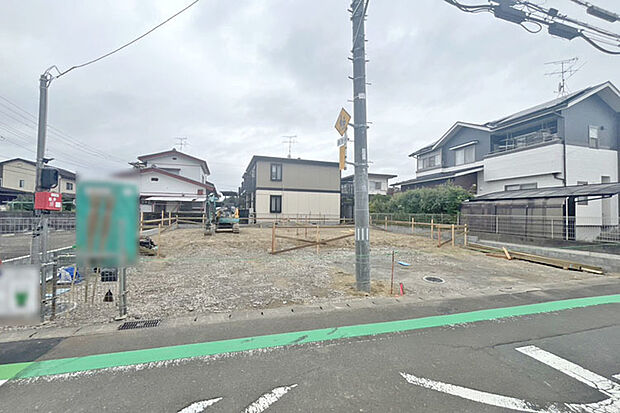 並列駐車2台以上OK♪活用しやすい整形地!現地(2026年9月)撮影