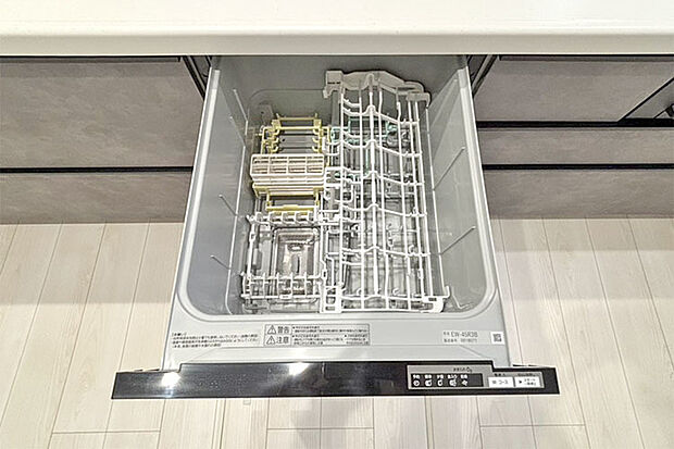 (食器洗浄乾燥機)洗浄から乾燥まで全自動!食器洗いの時間を短縮!