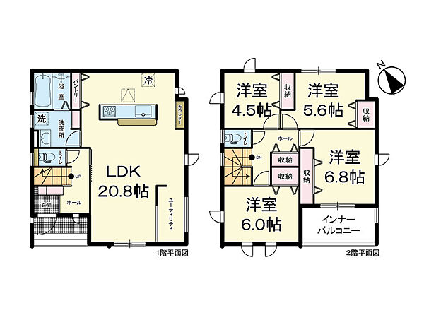間取りを拡大表示