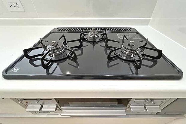 （ガスコンロ）耐久性に優れてお掃除も楽々なホーロートップコンロ♪