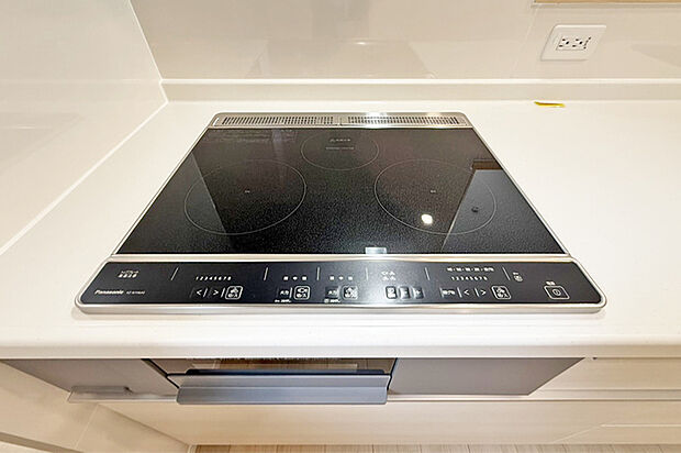 (IHクッキングヒーター) お掃除ラクラクのオール電化!キッチンの綺麗を保てます!