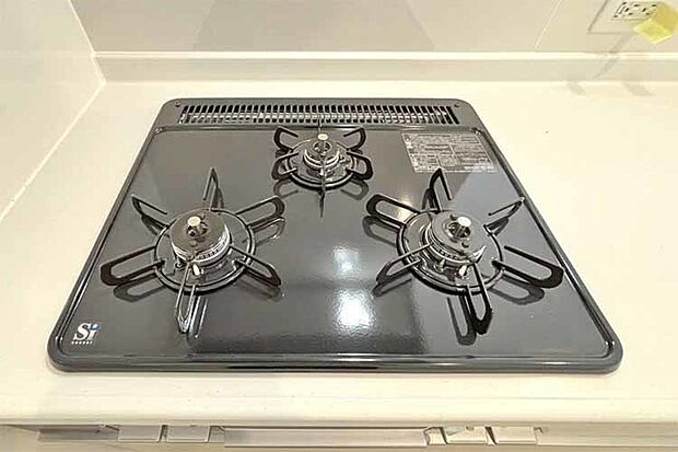 (ガスコンロ)耐久性に優れてお掃除も楽々なホーロートップコンロ♪