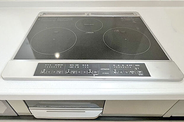 (IHクッキングヒーター)お掃除もサッとひと吹き♪お手入れもラクラクなIH!※同仕様例