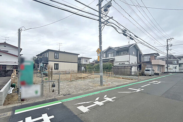 並列駐車2台以上OK♪活用しやすい整形地！現地（2026年9月）撮影