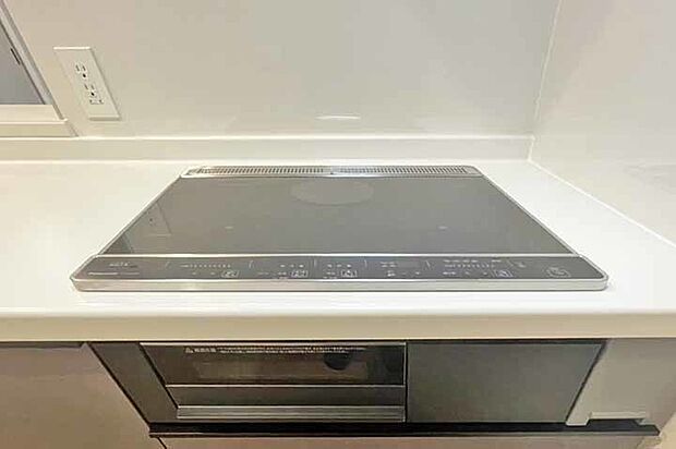 (IHクッキングヒーター) お掃除ラクラクのオール電化!キッチンの綺麗を保てま