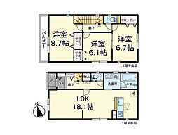 新築戸建 青葉区高松第3 1号棟