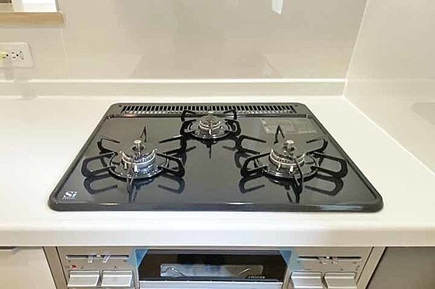 （ガスコンロ）       同時に作業ができ効率的♪便利な3つくちコンロ！