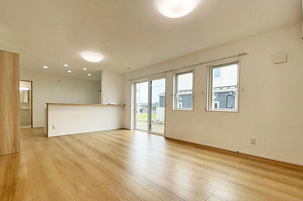 (リビング)広々リビング!家具の配置が楽しみですね!