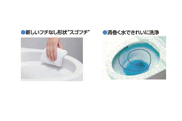 TOTOのウォシュレットトイレ!ノズル自動洗浄で清潔を保てます。水道水使用量を70%を節水♪