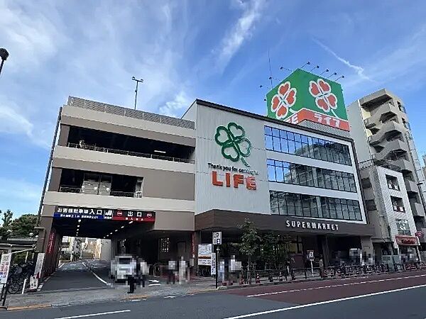 ライフ東日暮里店まで約560ｍ　徒歩7分