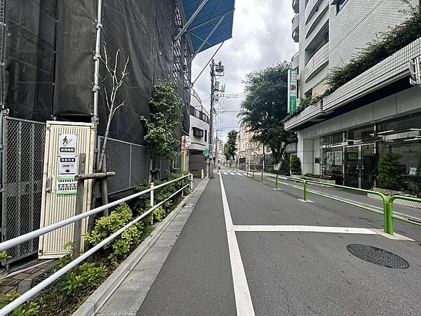 前面道路・歩道（南東側）