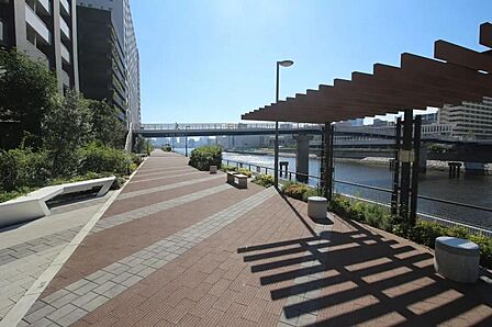 朝潮運河親水公園まで約20m