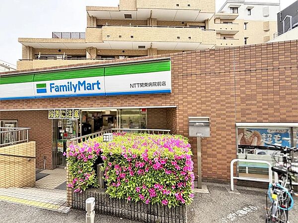 ファミリーマート　NTT関東病院前店まで約72m
