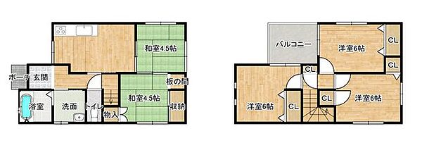 【間取図】5DKのお家になっております。現況のままお住まいいただくことも可能ですし、弊社でリフォームも承っておりますので理想のお家に変えることもできそうですね。