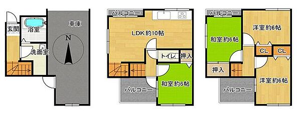間取りを拡大表示