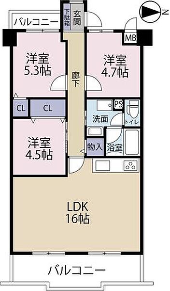 間取り：326000258391