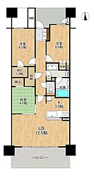 パークタワーあすと長町 3LDKの間取図画像