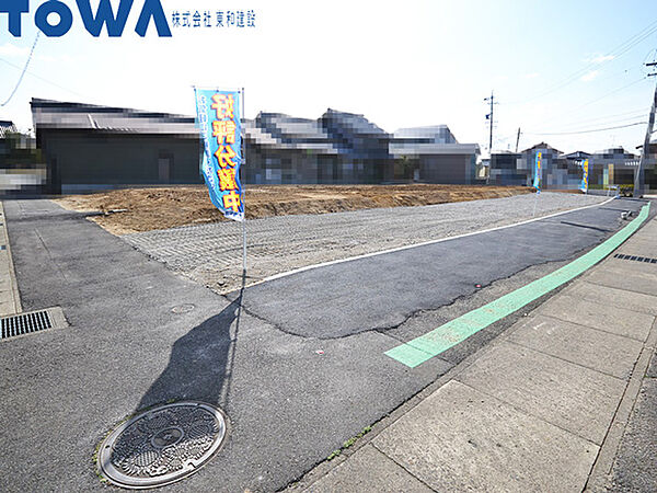 豊田市前林町 前面道路含む現地写真