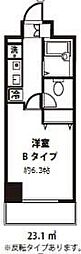 ドミール浦安当代島 1Kの間取図画像